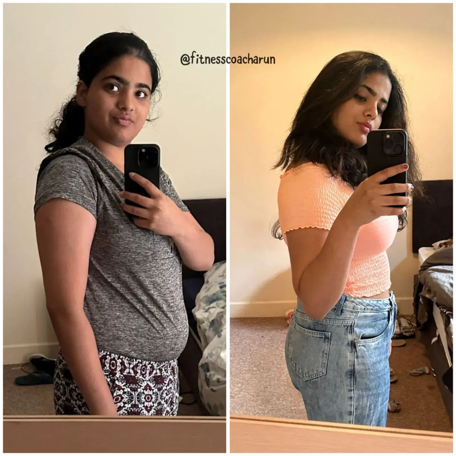 Client transformation before and after