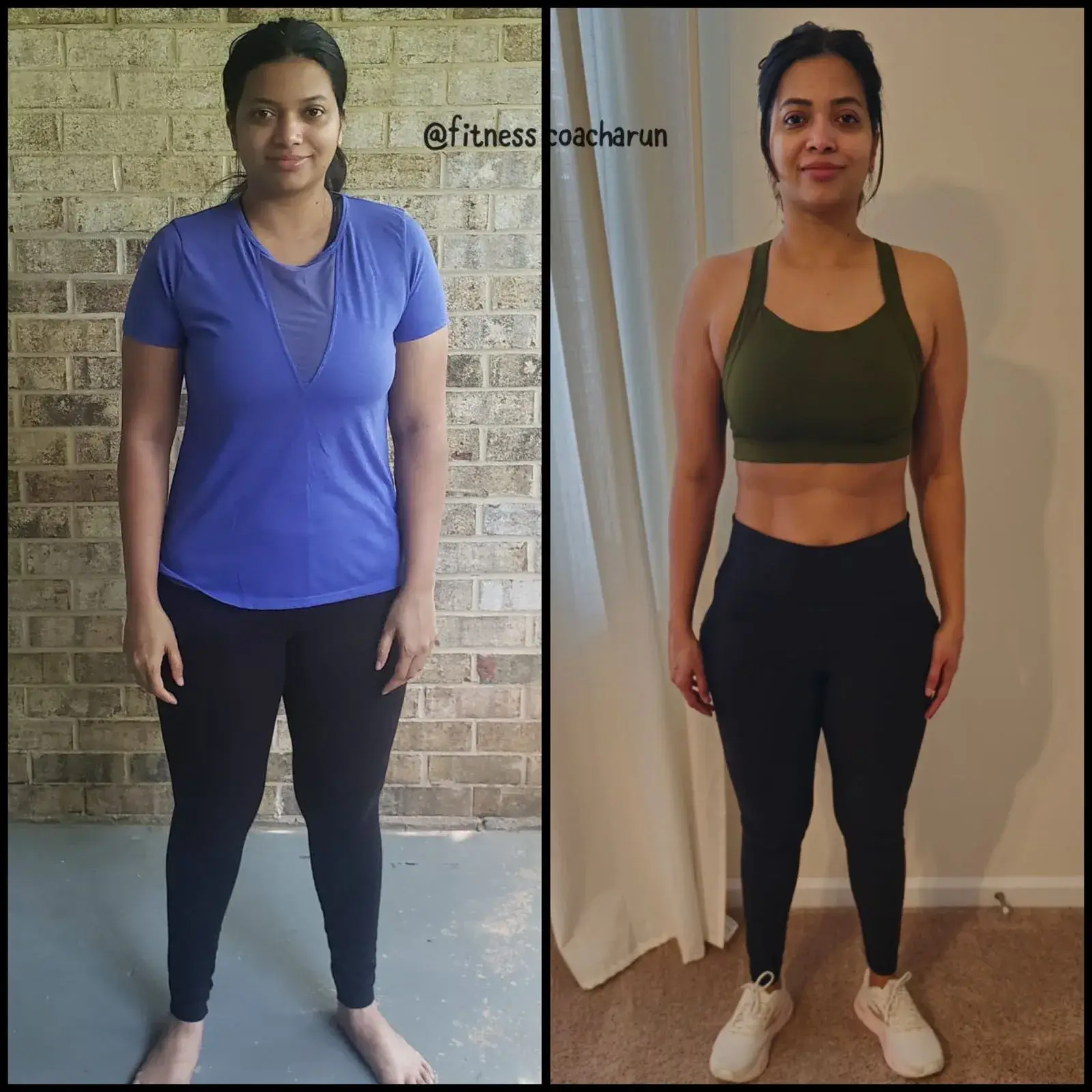 Client transformation before and after
